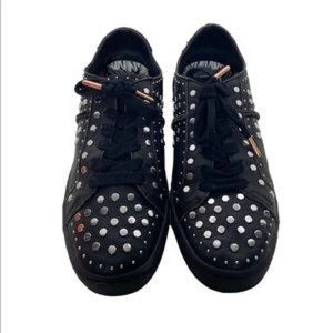 Dolce Vita Zadie Studded Moto Leather sneakers